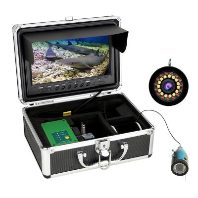 Underwater Fishing Camera, Winter Fish Finder Underwater Fishing Camera 9inch HD 1080P IP68 Waterproof 15M/30M/ for Ice/Sea/River Fishing (30M)