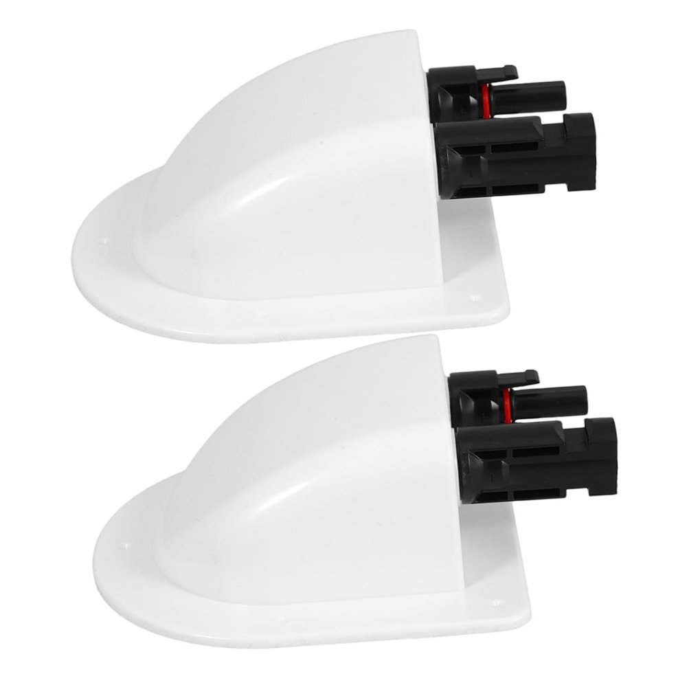 SHINEOFI 2pcs Dual Cable Entry Gland for Solar Panel Wiring Junction Box for Rv Boat Camper Cable Pass Through Glands