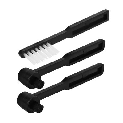BESPORTBLE 3Pcs Turntable Cleaning Brush Bristles Static Vinyl Record Needle Cleaner Safeguard Tool for Analog Audio Systems