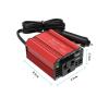 150W Power Inverter 12V to 220V Voltage Converter Car Charger Power Adapter with 2 USB Charging Ports view 2