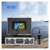 Underwater Fishing Camera, 7 Inch 20m/50m/100m Underwater Fishing Video Camera Fish Finder IP68 Waterproof 20 LEDs Dome Rotating Panoramic (FX7) view 1
