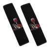 High Heel Shoes Red Wine Glass And Diamonds Car Seat Belt Cover Pad Soft Seatbelt Cushion Shoulder Strap Protector 2PCS view 1