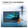 Underwater Fishing Camera, Winter Fishing Camera Underwater Fish Finder 30LEDs 7 Inch15M 30M 50M IP68 Waterproof Fishfinder for ICE/Sea/River (30 LEDs 50M Cable) view 3