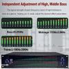 31 Dual Bands Graphic Equalizer,Professional Audio Spectrum Analyzer, with LCD Screen Display,Middle and Bass Adjustment for Stage Live Production view 4