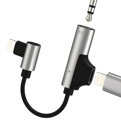 HOYULLI Lightning to 3.5mm Headphone Jack Adapter(2 in 1) for iPhone 14 13 Pro Max Earphone AUX Audio Charger Cable Splitter MFI Certified Connector for iPad Charging Dongle Car Auxiliary Accessories
