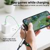HOYULLI Lightning to 3.5mm Headphone Jack Adapter(2 in 1) for iPhone 14 13 Pro Max Earphone AUX Audio Charger Cable Splitter MFI Certified Connector for iPad Charging Dongle Car Auxiliary Accessories view 3