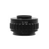 DIYPHONE 0.35X C Mount Adapters Lens,Focus Adjustable CTV Microscope Lens Camera Interface Adapter for Trinocular Stereo Microscope view 1