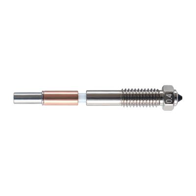 TFJUMKNG for QIDI Plus4 Bimetallic Nozzle 0.4mm Resistance Quick Removal Ceramic Insulation Integration Nozzles for QIDI Plus4