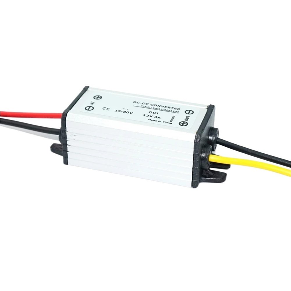 1pcs 24V 36V 48V 60V to 12V 1A 2A 3A Converter Regulator 15-80 Volt to 12 Volt 36W Power Supply(15-50V)