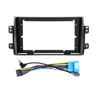 KQYLXWVZP 9 inch car Accessories Radio Fascia Frame Fit for SX4 2006-2014 2din Android Kit Mounting Trim Bezel Panel Adaptor