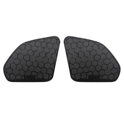 XMMT Motorcycle Left Right Black ABS Plastic Speaker Guard Cover For Honda Goldwing 1800 GL1800 ABS 2001-2005