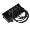 5.25 Inch USB 2.0 Hub Front Panel with 4 Ports - Multifunctional 19-Pin Optical Drive Adapter for PC Cases view 2