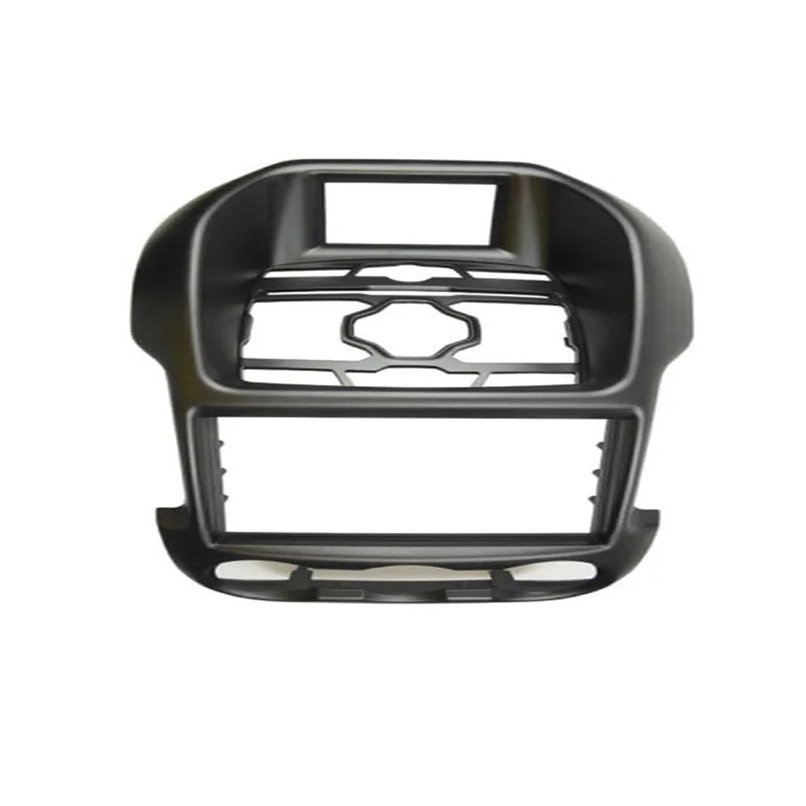Auto parts Fit For Ford 2011+ Luxury Stereo Panel CD Frame DVD Mounting Trim Kit Frame DashboardBezel Auto radio panels(Black)