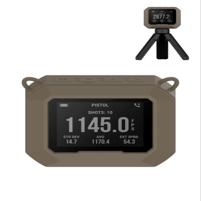 Case for Garmin Xero C1 PRO Chronograph, WUNIAK Soft Silicone Protective Portable Scratch Shock Resistant Shell Case for Garmin Xero C1 PRO ChronographStone Color