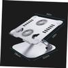 Lurrose Ergonomic Laptop Stand Aluminum Alloy Heat Dissipation Foldable Adjustable view 2