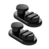 BUGUUYO 2Pcs Desk Cord Organizer for Office Car Tidy Wire Management Holder Lightweight Design for Home Travel view 1
