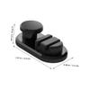 BUGUUYO 2Pcs Desk Cord Organizer for Office Car Tidy Wire Management Holder Lightweight Design for Home Travel view 2