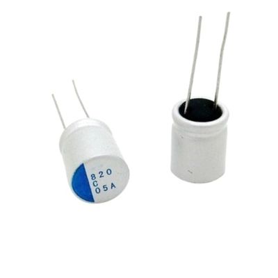 100PCS 16V820UF Solid Capacitor 820UF 16V 8 * 12MM