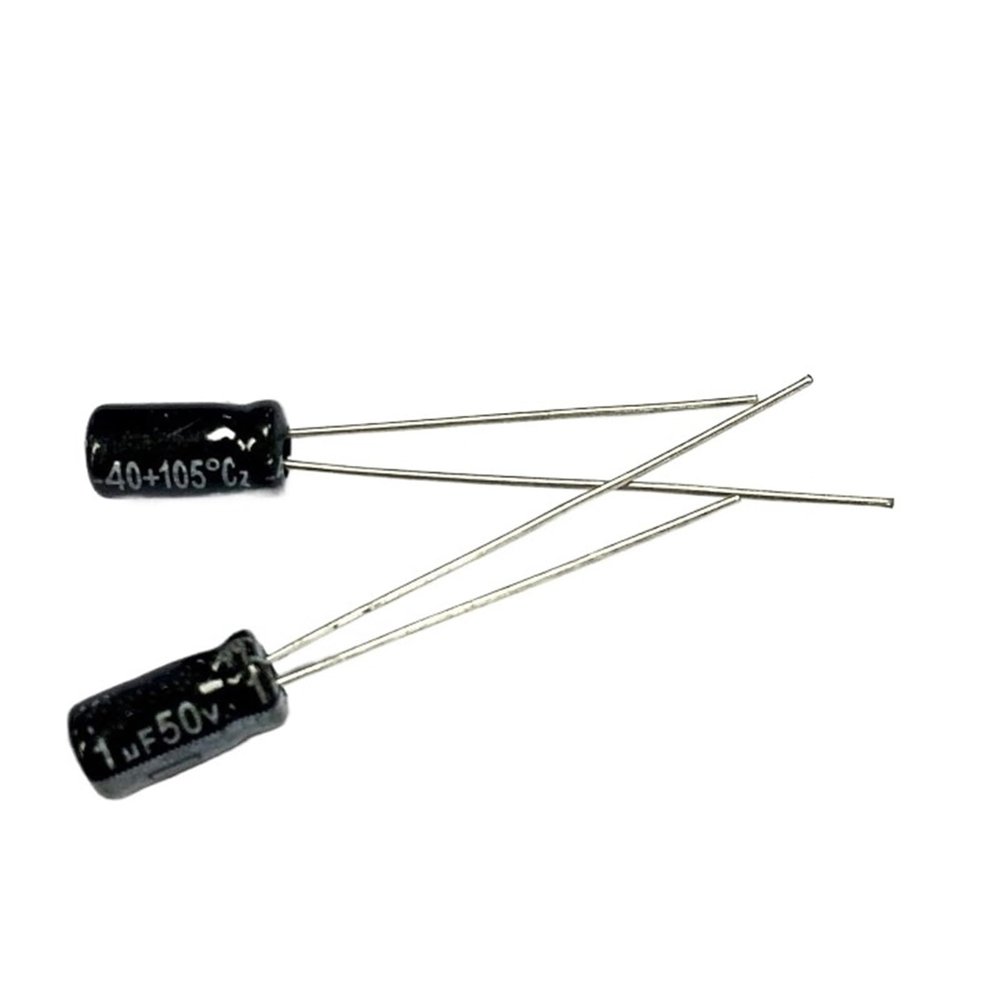 1000PCS 1uF 50V 50V1UF Radial Electrolytic Capacitor 5X11mm