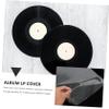 Lurrose 50Pcs Clear Record Sleeves Cover for Album Protection Fingerprint Resistant for Preserving Your Records view 2