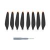 pZjHaok 8pcs Drone Blades Propeller Drone Accessories Compatible with 3(Orange) view 2