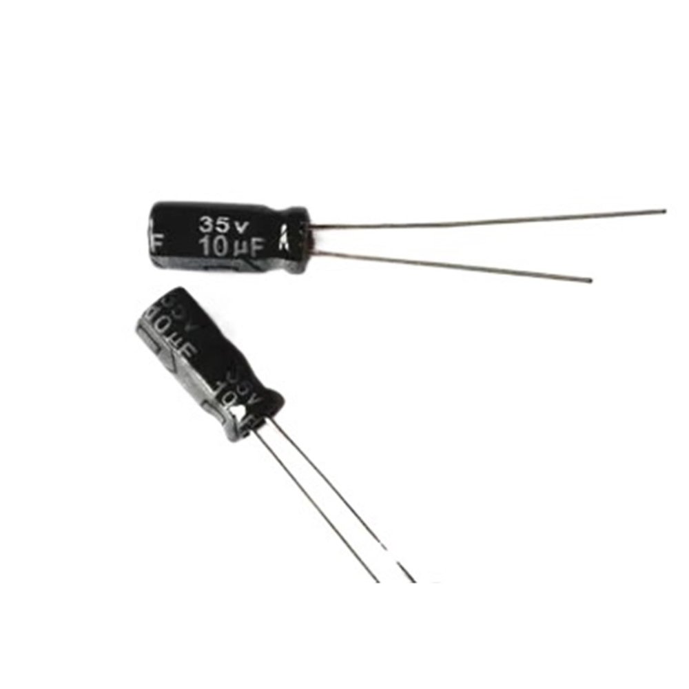 1000Pcs Aluminum Electrolytic Capacitor 35V10uF 10UF 35V 5 * 11MM