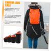 NUOBESTY 4pcs Digital Camera Case Soft Lens Protector Pouch Drawstring Outdoor Lens Storage Bag for Hiking view 2