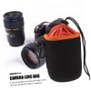 NUOBESTY 4pcs Digital Camera Case Soft Lens Protector Pouch Drawstring Outdoor Lens Storage Bag for Hiking view 4