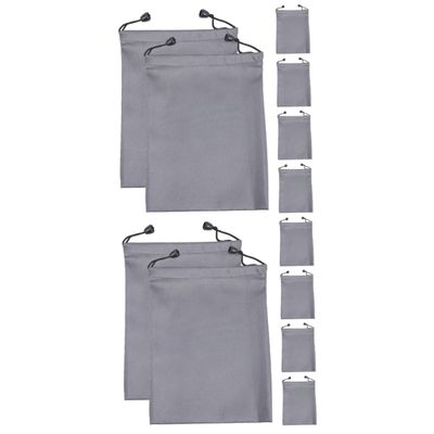 NUOBESTY 2pcs Storage Bag Drawstring Travel Pouch for Electronics Compact Organizer for Cables and Accessories for Travel and Daily Use