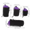 VILLCASE 4pcs Camera Lens Bags Drawstring Lens Storage Pouches for Outdoor Activities Protective Cases Compatible with Camera Lenses for Hiking Travel view 4