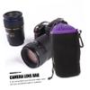 DIYEAH 4pcs Camera Lens Bags Lens Storage Pouches with Drawstring view 3