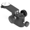 ABS Black Focusing Bracket Stand, for Microscope Head with 50mm Diameter, Stable Observing, Improve Length Discretionarily view 1
