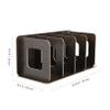 DIYEAH Sundries Files Box Records Storage Organizer Desktop Storage Practical File Box view 2