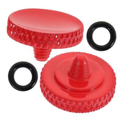 DIYEAH 2pcs Soft Shutter Release Button for Camera Aluminum Alloy Threaded Design Easy Installation Lightweight Compact Compatible Camera Brands