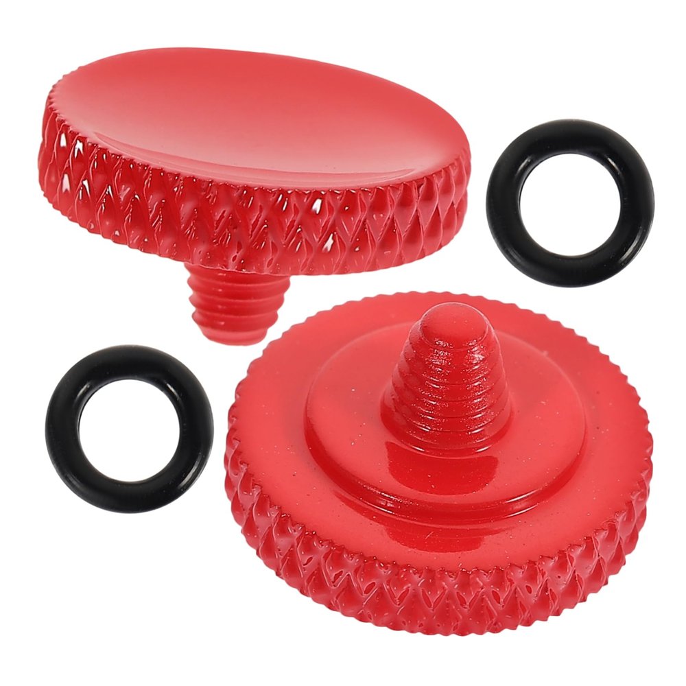 DIYEAH 2pcs Soft Shutter Release Button for Camera Aluminum Alloy Threaded Design Easy Installation Lightweight Compact Compatible Camera Brands