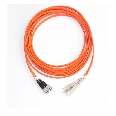 1-60m 50/125 LC Armored Patch Cord SC FC ST Multi-mode Dual Core 3mm Optical Fiber Jumper Proof 50m(30m 1pc,SC-SC)