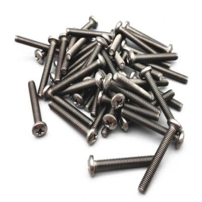 Bolts Hex M1.4 M1.6 x3/4/5/6/8/10 Round Cross Head Machine Screws Ti Bolt Allen Drive Screws Ti Fastener GB818(6mm,M1.6)