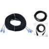 10m15m 30m 2/4 cores outdoor patch cord 7.0mm 2C 4C CPRI LC SC FC SM DVI waterproof FTTH jumper optical fiber armored 2 core(SC-FC,2 cores 10m 3pcs) view 1