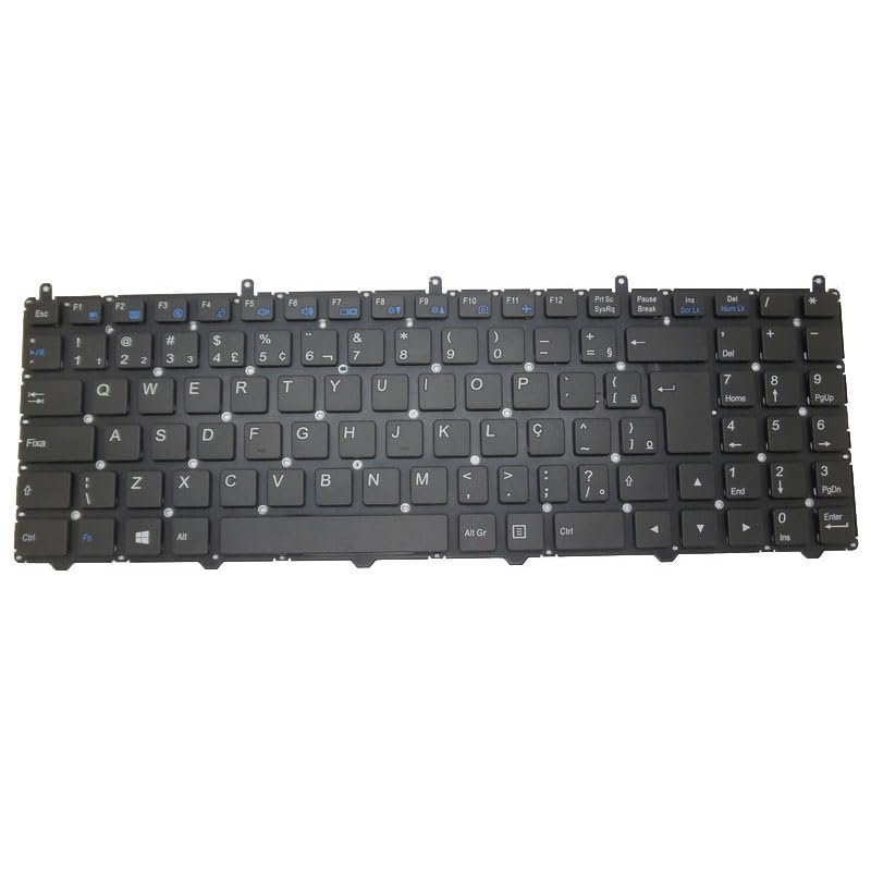Laptop Keyboard for CLEVO W650DD W650EH W650KJ1 W650KK W650KK1 Brazilian BR Black No Frame New