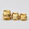 LIUDONGX 600 Pcs M2 M2.5 Brass Insert Nut Embedding Heat Nuts Copper Hot Melt Knurled Double Wire Twill Incorporate Injection Molding (M2x2x3.2 (600pcs)) view 4