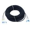 20M 40m 2/4 cores outdoor patch cord 7.0mm 2C 4C CPRI LC SC FC A SM DVI waterproof FTTH jumper optical fiber armored 2 core(SC-FC,2 cores 20m 2pcs) view 1