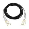 150m 2/4 Cores Outdoor Patch Cord 7.0mm 2C 4C OM1 OM2 CPRI LC SC FC DVI Waterproof FTTH Jumper Optical Fiber Armored Cable 2 Core(SC-SC,4C OM1 out connector) view 1