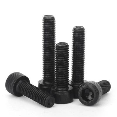 M2 M2.5 M3 M4 M5 M6 M8 304 Stainless Steel Hex Screw Allen Bolt Hex Bolt Length 4-60mm 12.9 Black Carbon Steel Screw(Carbon steel Black,4MM(30PCS)_M5)
