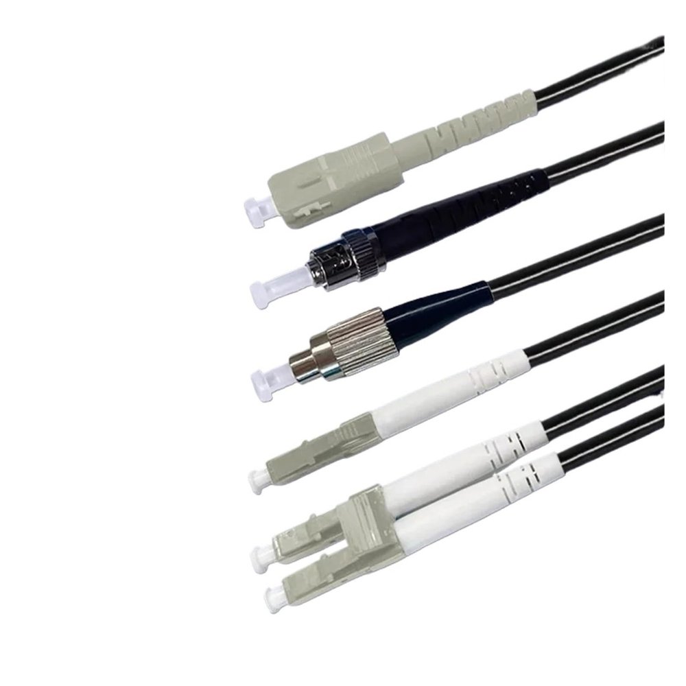 1M-300M LC Armoured Patch Cable OM3 Dual Core 5mm Outdoor Optical Fiber Jumper LC SC FC ST 100m 200m 150m 120m 50m 100m Multimode(10m 5pcs,FC-FC)