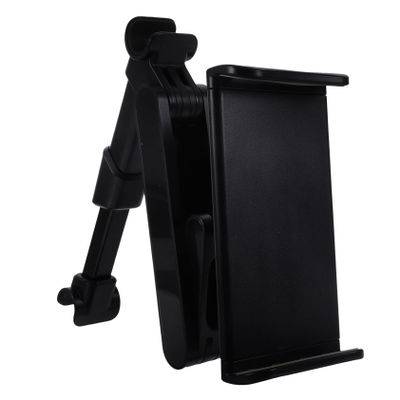 DIYEAH Car Tablet Holder Adjustable Headrest Mount for Phones and Tablets Rotation Easy Installation Compatible Rear Seat Devices Black