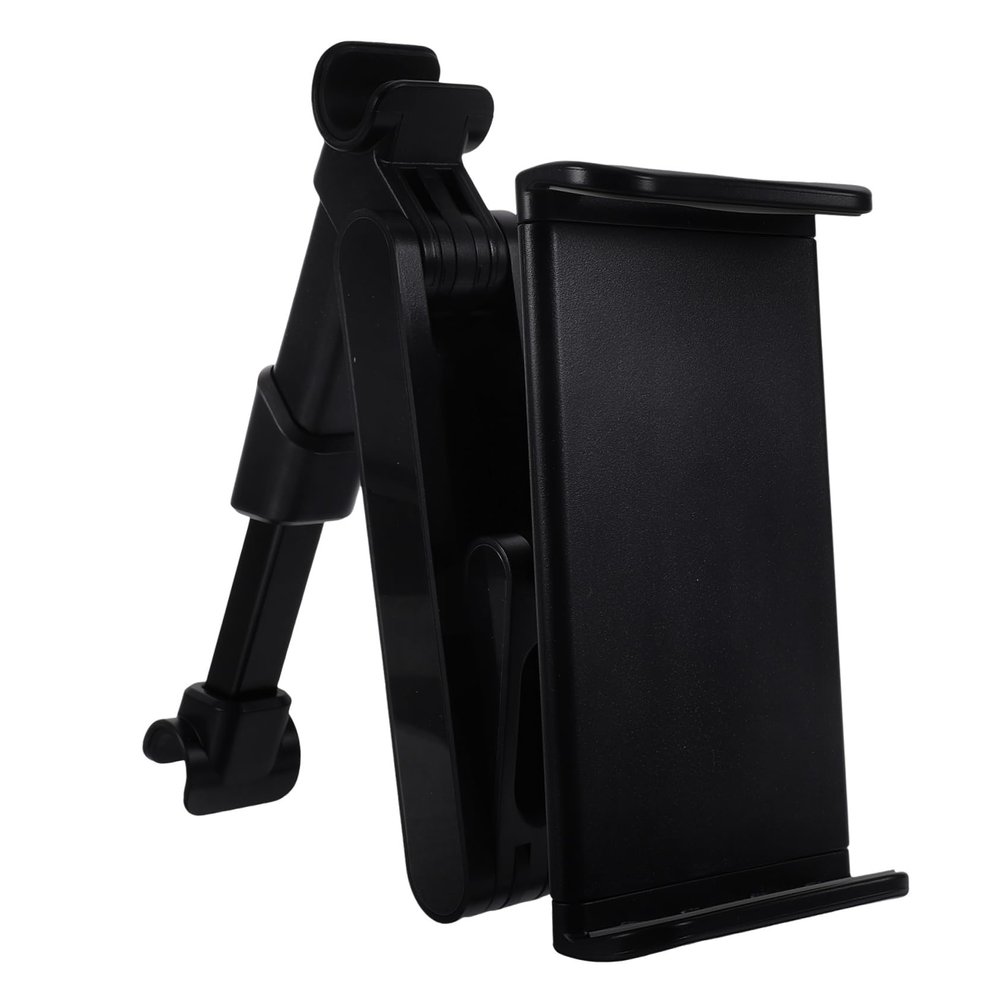 DIYEAH Car Tablet Holder Adjustable Headrest Mount for Phones and Tablets Rotation Easy Installation Compatible Rear Seat Devices Black