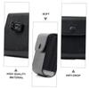 KALLORY Photo Case for Square Durable PU Leather Storage Bag with Buckle Closure Scratch and Water Resistant Instant Camera Film Accessories view 4