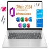 HP 2025 Premium 17 Laptop, Lifetime Office 2024, 17.3 HD+ Display, Intel Core i3-N305 Processor,32GB RAM, 1TB PCIe SSD, Wi-Fi 6, HDMI, Webcam, Windows 11 Pro, Silver view 1