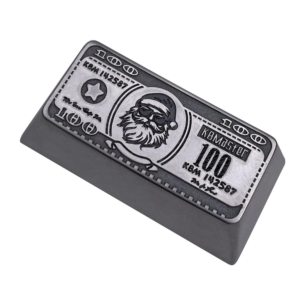 2.0U Alloy Keycap Original Height Metal Backspace Keycap For Mechanical Keyboards Switches