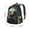 MELEYELIN Cool Eagle Backpack Bookbag Waterproof Backpacks for Women Men Travel Backpack Laptop Backpacks Daypack Shoulder Bag view 2